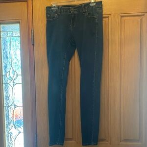 Celebrity Pink Women's Dark Blue Skinny Jeans